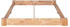 vidaXL Bettgestell Massivholz Eiche 140 x 200 cm (247258)