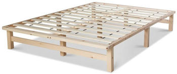 Homestyle4u Massiv-Futonbett 140x200cm