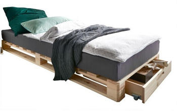 CarryHome Palettenbett Kiefer 90x200cm