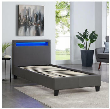 Caro M&ouml;bel Mandalay 90x200cm grau 94954