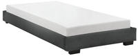 Kunstlederbett Masari 90x200 cm mit Lattenrost Schwarz Corium