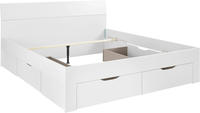 rauch Bett "Einzelbett Doppelbett Stauraum FLEXX Breiten 90/140/180 cm" Einzelbett