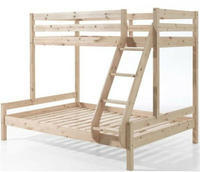Vipack Etagenbett "Martin, 2 Liegefl&auml;chen 140 u. 90/200, Kiefer massiv, Made in