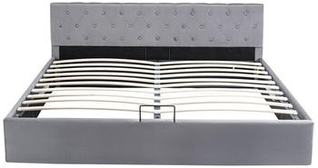 Flieks Doppelbett 180x200cm grau