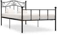 vidaXL Bettgestell Schwarz Metall 100 &times; 200 cm