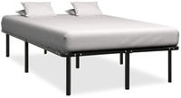 vidaXL Bettgestell Schwarz Metall 180&times;200 cm