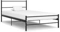 vidaXL Bettgestell Schwarz Metall 100 &times; 200 cm