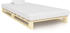 vidaXL Palettenbett Massivholz Kiefer 90x200cm (2852)