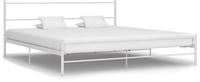 vidaXL Bettgestell Wei&szlig; Metall 180&times;200 cm
