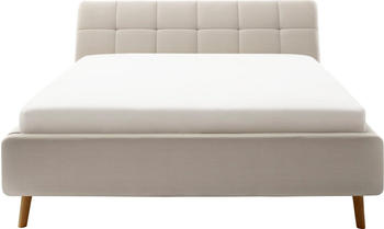 Meise Möbel Mila mit Bettkasten 180x200cm beige