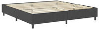 vidaXL Boxspring-Bettgestell Grau Stoff 200x200 cm