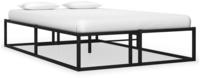 Bettgestell Schwarz Metall 120x200 Cm Vidaxl