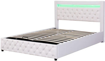 Merax Hydraulisches Boxspringbett 140x200cm (30073637AAA)