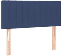 vidaXL Kopfteil Blau 90x5x78/88 cm Stoff