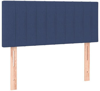 vidaXL Kopfteil Stoff 90x5x78/88cm blau (346220)