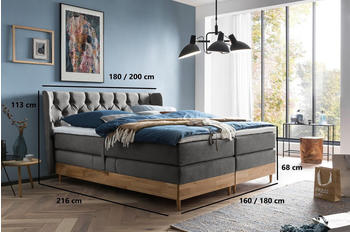 Belanoti Eon 160x200cm H2/H3 anthrazit
