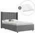 Juskys Savona 120x200cm mit Matratze (30026)