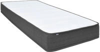 vidaXL Boxspringbett Dunkelgrau Stoff 200x200 cm