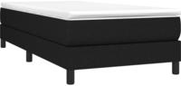 vidaXL Boxspringbettgestell Schwarz 100x200 cm Stoff