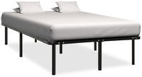 vidaXL Bettgestell Schwarz Metall 160&times;200 cm