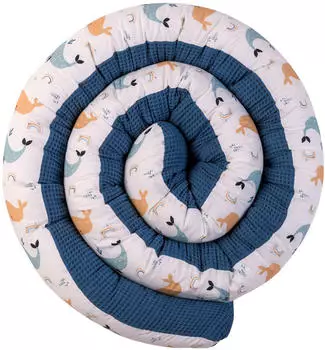 Ullenboom Baby Bettschlange blau wale