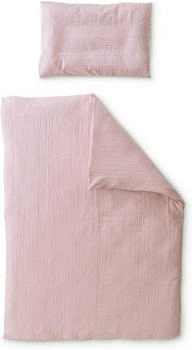 Ehrenkind Kinder Bettwäsche 135x100cm musselin rosé
