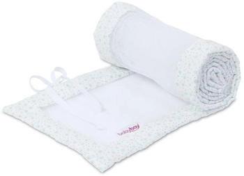 Babybay Nestchen Mesh für Modell Original weiß Glitzersterne mint (100907) Babybay Nestchen Mesh für Modell Original weiß Glitzersterne mint (100907)