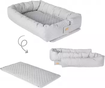 Roba Babylounge 3in1 Style grau (14001) – Pflegeleichte Eigenschaften für den Alltag mit Baby