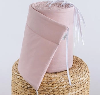 Loolay Bettumrandung 100% Baumwolle 420x30cm Rosa Altrosa