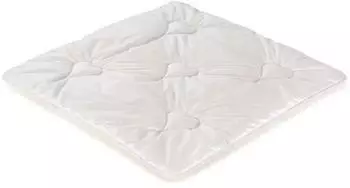 Paradies Navina Bio Babybettdecke medium warm, wei&szlig;, 80x80cm