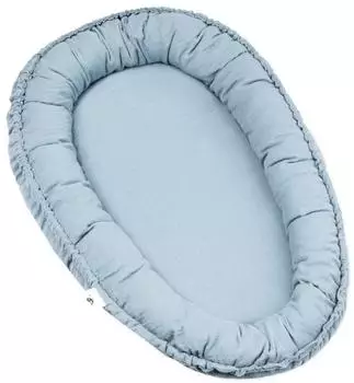 Julius Zöllner NIDO Kuschelnest Musselin, denim (8133055360)