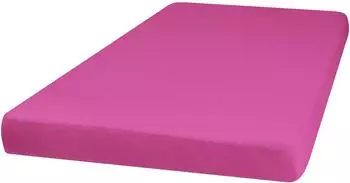Playshoes Jersey-Spannbettlaken Matratzenschutz, 60x120cm, rosa (770320)