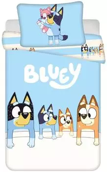 Jerry Fabrics Bluey Bettw&auml;sche-Set 2-teilig 100x135cm + 40x60cm (25BS037)