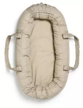 Elodie Baby Nest Pod Neugeborene, 100% Bio-Baumwolle, Tender Taupe (70225202210NA)