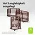 Stokke Sleepi Mini V3 Spannbettlaken, Flower Ecru (683006)
