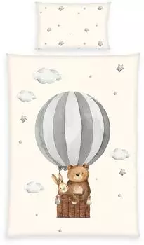 Herding Ballonfahrt Wende-Bettw&auml;sche Renforc&eacute; 100x135cm / 40x60cm