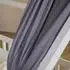 Idimex NENA Betthimmel Musselin 2er Set, 100% Baumwolle, grau