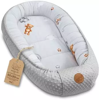 Totsy Baby Babynestchen Minky 90x50cm, warm, Winter (KOK131_MIS_50X90)