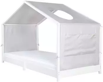 Roba Hausbett-Abdeckung 90x200cm, 3 Taschen, hellgrau (0286)