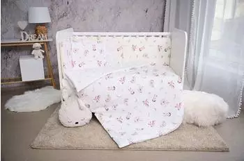 Lorelli Smile Babybettw&auml;sche-Set 6-tlg., Baumwolle, beige, 120x60cm (20801155501)