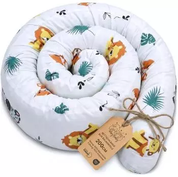 Totsy Baby Seitenschläferkissen 150cm Baumwolle, Oeko-Tex, Safari (Totsy Baby)