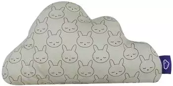 Tr&auml;umeland Kuschelkissen Wolke Kuschelhase gr&uuml;n, 36x21x12cm (T066053)
