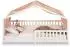 Idimex Betthimmel Lian Musselin 100% Baumwolle rosa/gold