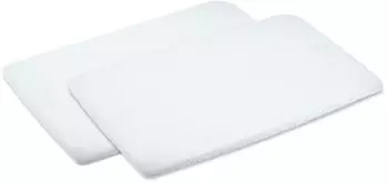 Bebeconfort Amara/Calidoo/Zina Bettlaken für Beistellbett, 2er-Pack, Baumwolle, weiß (2021431210)