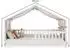 Idimex LIAN Hausbett-Himmel Musselin, beige, 100% Baumwolle