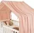 Idimex Betthimmel LIAN Musselin mit Pompons, rosa (LIAN)