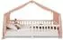 Idimex Betthimmel LIAN Musselin mit Pompons, rosa (LIAN)