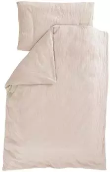Tr&auml;umeland Signature Bettw&auml;sche taupe 100x135 + 40x60cm (TT30302)