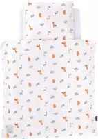 Tr&auml;umeland Babybettw&auml;sche "Jersey Dinolino" 2 Stk. mit Allover-Print