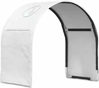 vidaXL Bett-Tunnel für Kinder-Hochbetten weiß Polyester 211x52,5x2cm, 2 Stk.